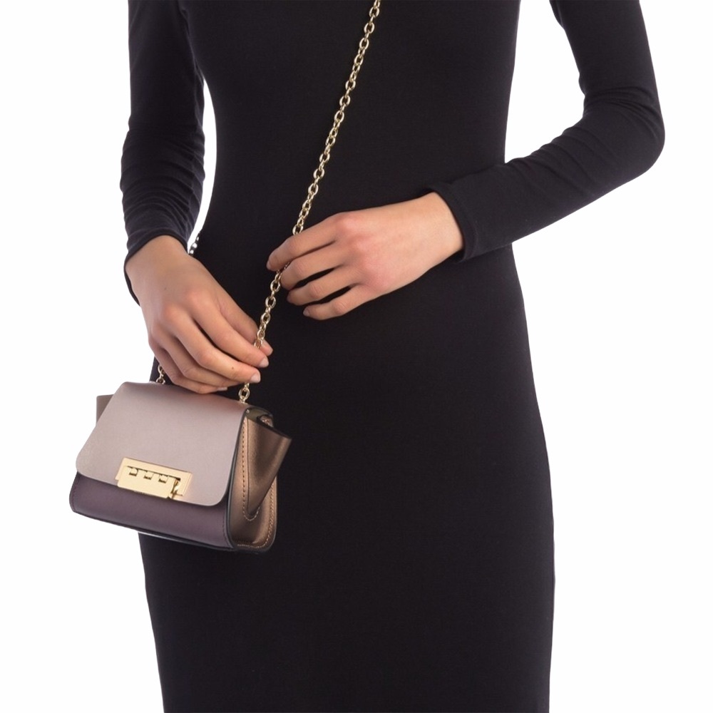 new Zac Posen ♚ Iconic Mini Eartha Bag ♚ Purple - Picture 15 of 16